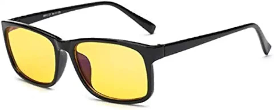 ÓCULOS BRIGHTZONE BLOQUEADOR ANTI RAIOS AZUIS LEITURA PRETO LENTE AMARELA T6502