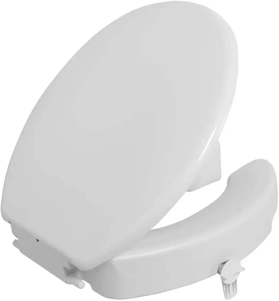 Assento Elevado Com Trava 7 Cm Com Tampa Branco Astra Astra Branco