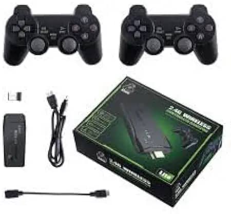 Vídeo Game Retrô Game Stick Lite 4k Hdmi 64gb 10mil jogos Com 2 Controles Sem Fio