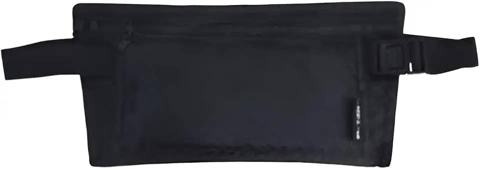 Porta Dólar Doleira Documentos Preta Para Viagem CG49226