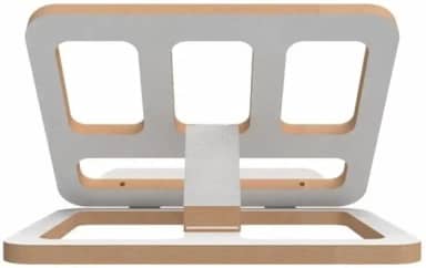 Suporte Notebook Livro Tablet Apostila Apoio Leitura Branco suporte para livros Apoio de Leitura Ajustável - Alívio para Pescoço e Costas no Home Office e Estudo