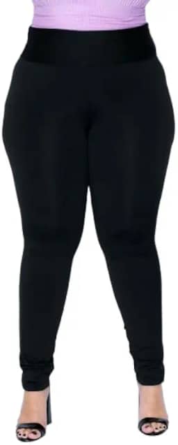 Calça Legging Plus Size G4, G5, G6 Suplex Fitness Academia Cintura Alta Feminino