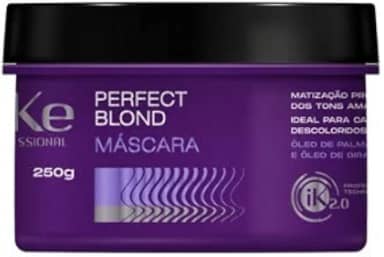 Máscara Perfect Blond Ideal para cabelos loiros, crisalhos,descoloridos e com mechas loiras