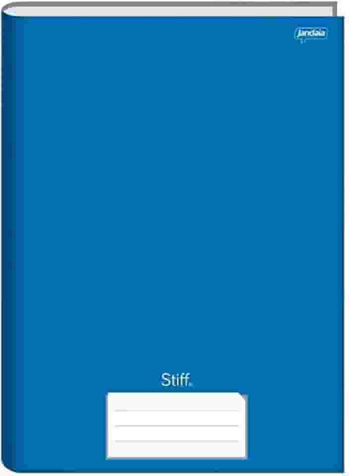 Caderno Brochura 1/4 C. D. 48 Fls. Stiff Azul – Jandaia