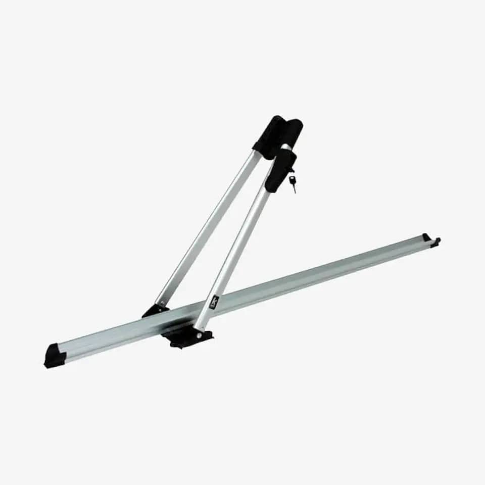 Suporte De Bicicleta Transbike Kiussi Modelo Tonale Antifurto (Prata)