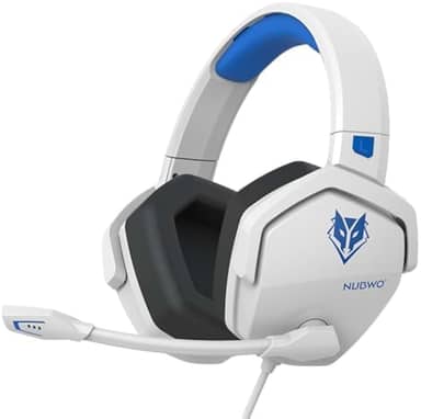 NUBWO N16 Fones de ouvido para jogos - Fones de ouvido com microfone, som estéreo, fio com conector de áudio de 3,5 mm - Design Confortável para Xbox, PS5, PS4, PC, Switch 2, Mac