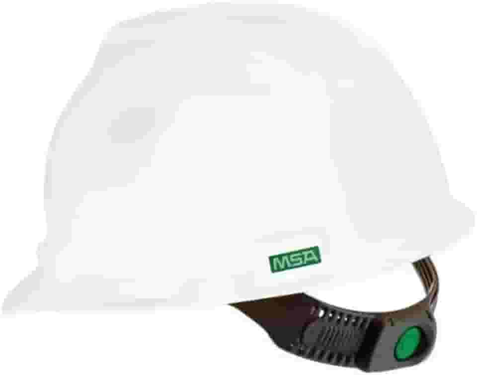 Capacete de Segurança MSA CA 498 Completo com Carneira e Jugular (Branco)