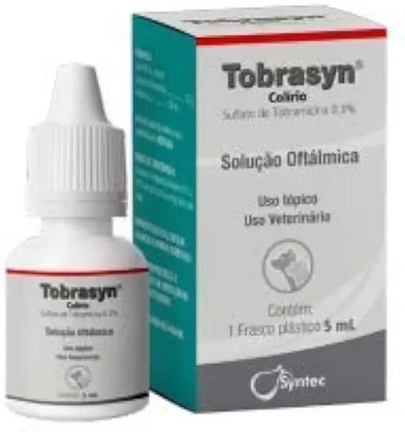 Syntec Colírio Veterinário para Cães e Gatos TOBRASYN