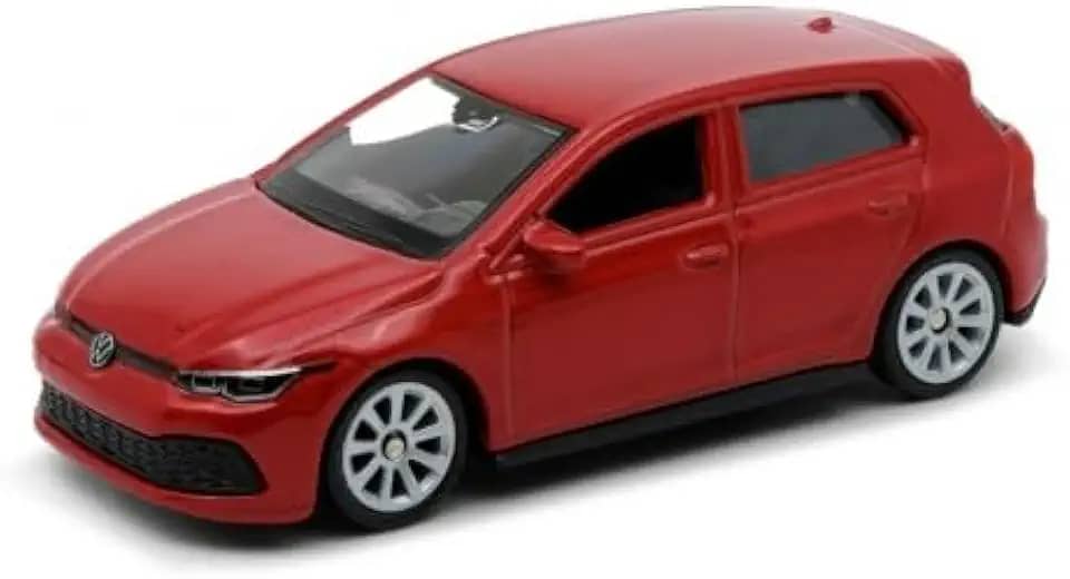 Miniatura - 1:64 - Volkswagen Golf 8 GTI - Vermelho - California Minis - Welly