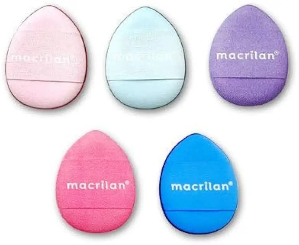 Macrilan Kit De Esponhas Para Maquiagem Com 5 Unidades Ep22