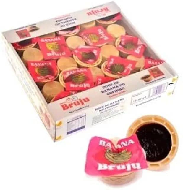 Doce Copinho De Banana Caixa C/ 40 Un Doce De Banana