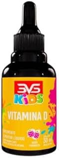 3VS Nutrition Vitamina D3 200UI Kids Com Fórmula Concentrada Em Gotas - Sabor Framboesa - 30ml