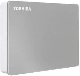 HD Externo Portátil Toshiba 4TB Canvio Flex USB-C USB 3.0 Prata para PC, Mac e Tablet - HDTX140XSCCA