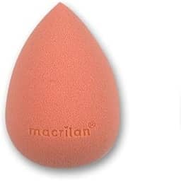 Esponja Ep09 Gota Para Maquiagem Macrilan - Salmao, Macrilan - Sem Latex