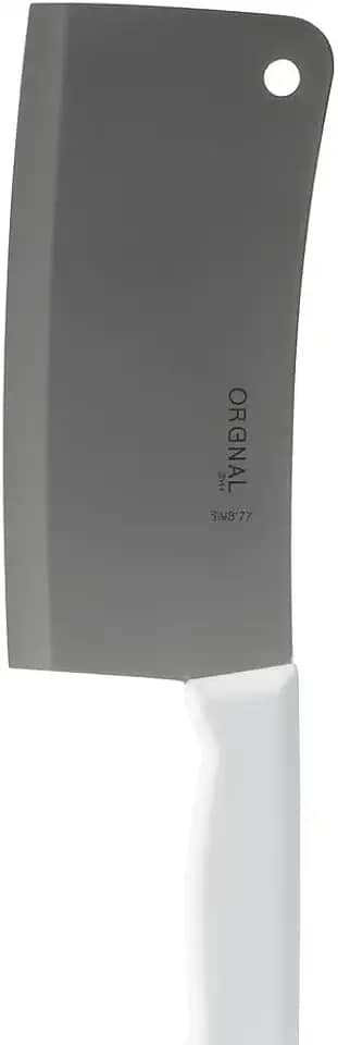 Cutelo Profissional Premium Corte Em V Lâmina em Aço Inox Cabo Ergonômico Para Carnes E Peixe Peixeira 8''