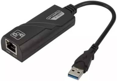 Adaptador de Rede USB 3.0 para Ethernet Gigabit, RJ45, 10/100/1000 Mbps, Notebook, PC