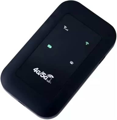 Modem Roteador Portátil 4G/5G LTE 150 Mbps Wi-Fi Desbloqueado com Bateria Recarregável — Compatível com Celulares, Laptops e Tablets | Suporte até 10 Dispositivos | Plug & Play