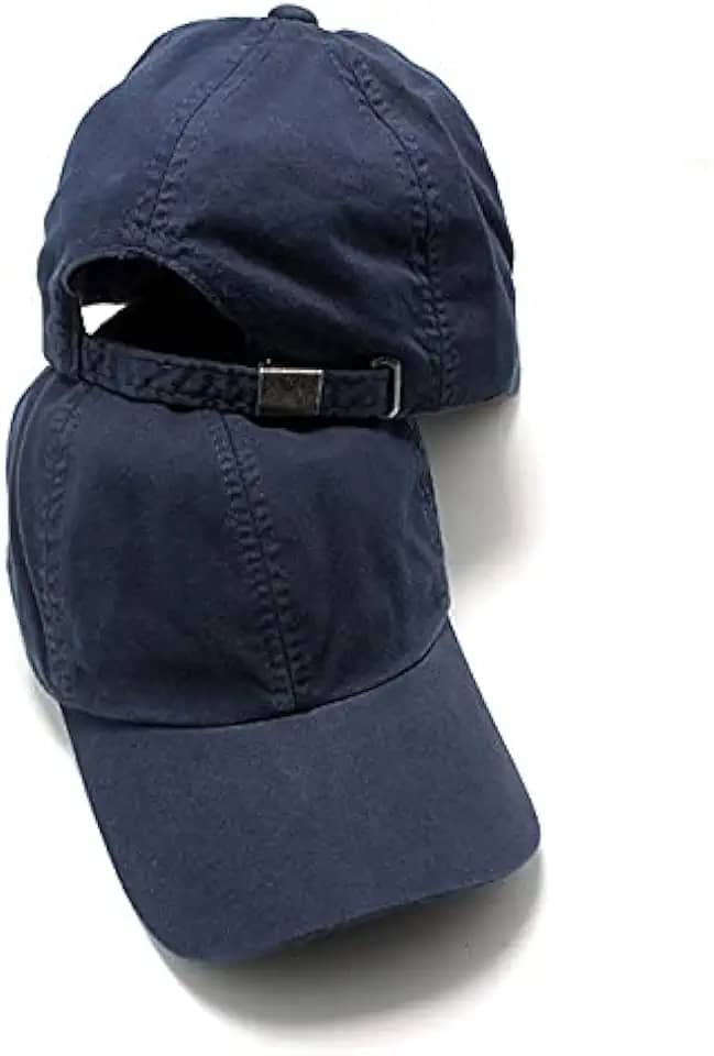 Boné Liso Masculino Feminino Unissex Sarja Aba curvada Com Regulagem De Tamanho