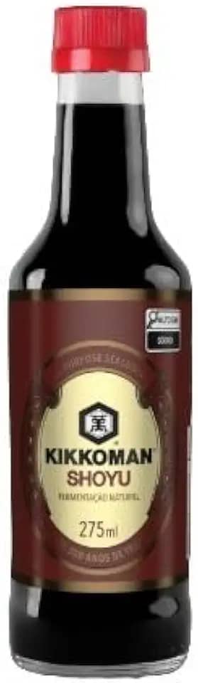 Molho Shoyu Kikkoman Fermentação Natural 275 Ml Uni