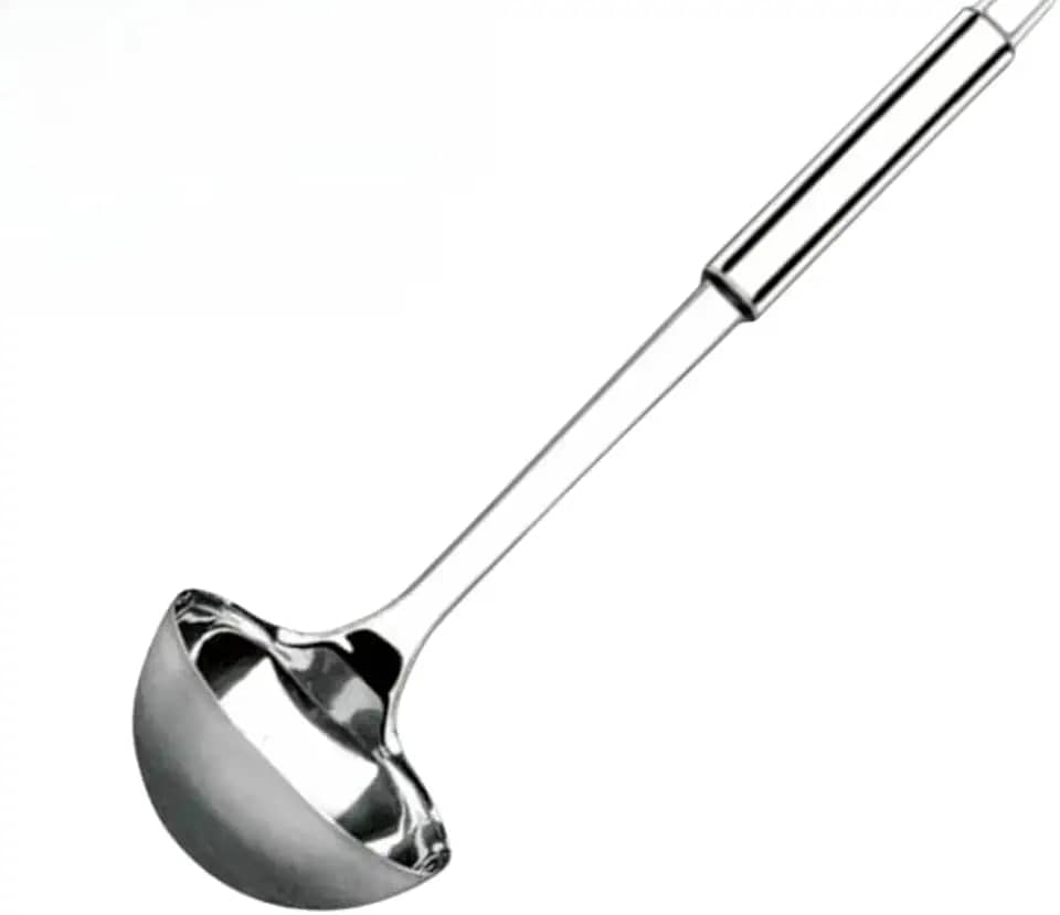 Concha NIX HOUSE Inox 30CM. Para Feijão E Sopas em geral Modelo Excelente Durabilidade, Belo Design, Com Alça para Pendurar