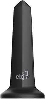 Antena Digital Interna Shark para TV, Cabo de 1,5m, Ganho de 5 dB, Alcance 30km, Compatível com Sinal Analógico e Digital 4K HDR, Preto, HDTV1500, ELG