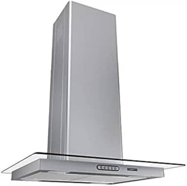 Coifa Ilha Vidro Reto Inox 60cm - Fogatti 220V