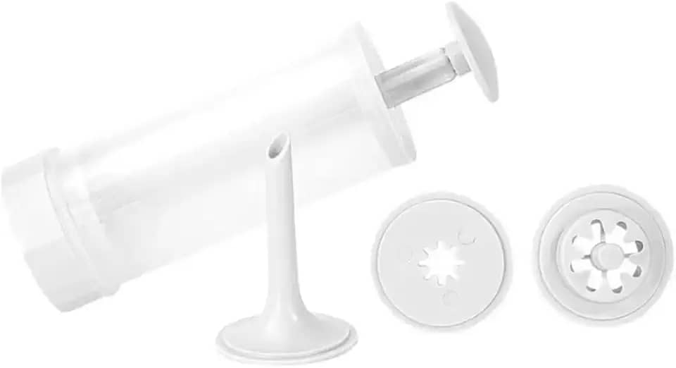 Modelador de Churros com Bico Recheador, 16 cm, Polipropileno, Cores Sortidas, Kit com 5 Peças