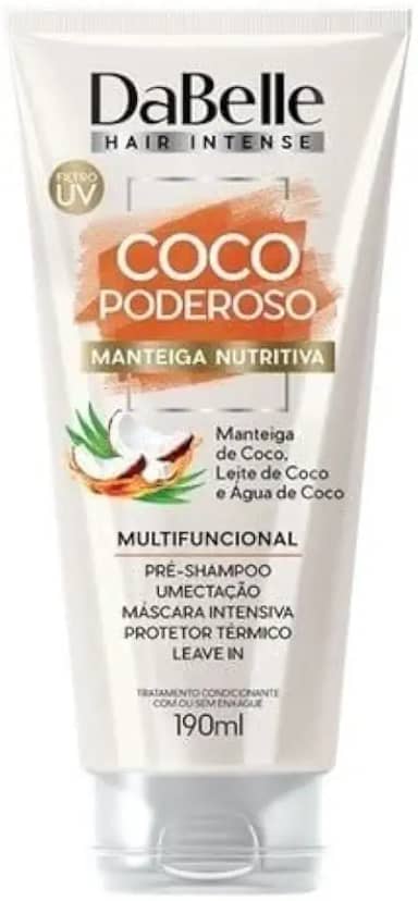 Dabelle Manteiga Capilar Coco Poderoso 190Ml (1001332)
