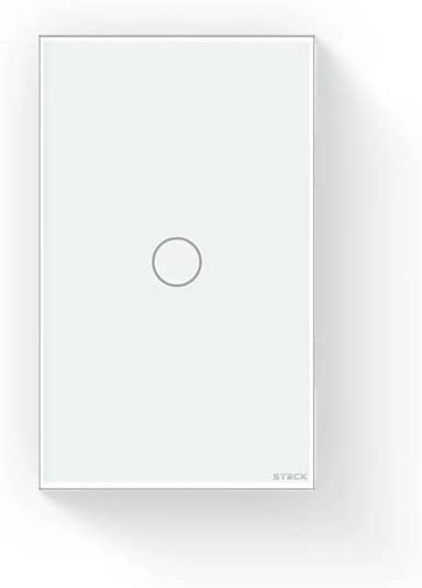 Interruptor Steck Ambiente Conectado 4X2" 1 Módulo Touch Branco Wi-Fi