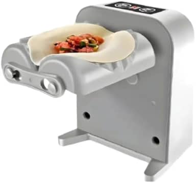 Forma Elétrica 3 em 1 para Fechar Pastel, Salgadinho e Ravióli – Uso Manual e Automático – Compacta e Rápida – Cor Branca