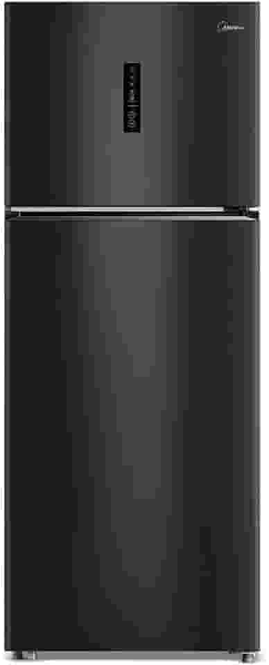 Geladeira Frost Free Duplex 463L Slim cor Black Inox Midea MD-RT645MTA281-127v