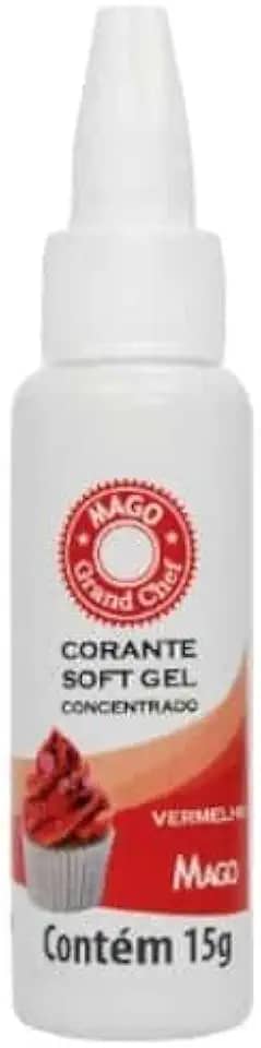 Corante Soft Gel Vermelho 15g Mago