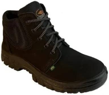 BOTA DE SEGURANÇA ECOSAFETY PS136-AB BICO DE AÇO COURO NOBUCK PRETO C.A 8796 Tamanho:42