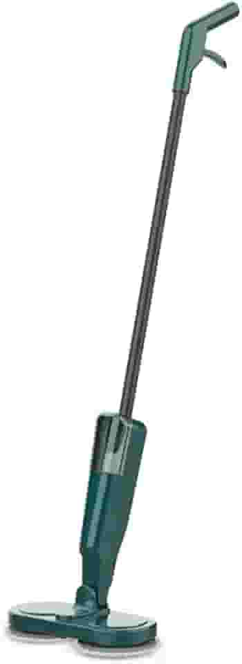 Limpador de piso elétrico sem fio, esfregão giratório elétrico com tanque de água e spray, 60 minutos de corrida, potente máquina de limpeza de piso elétrico de madeira para piso duro, azulejo (verde)