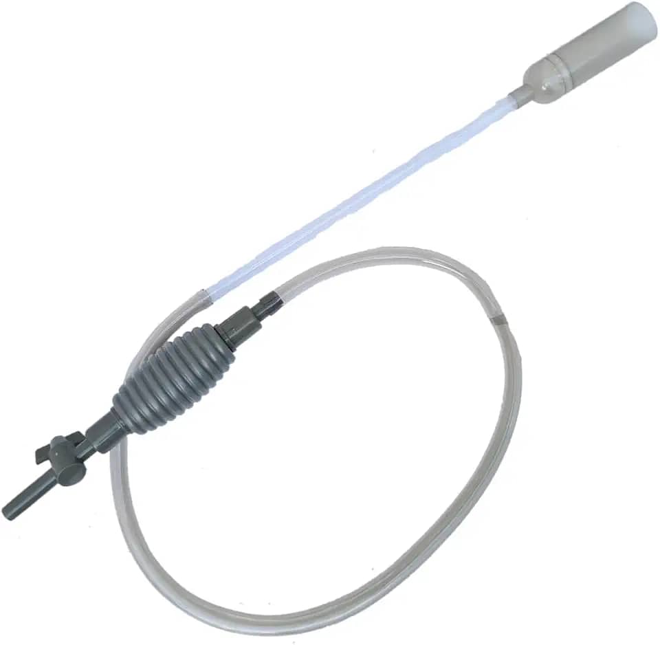 Sifão com Bulbo manual Limpeza de Aquário TPA Sifonador