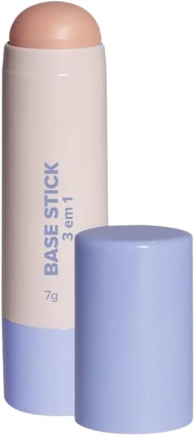 Base Stick 3 em 1, Base, Corretivo e Contorno, Acabamento Soft Matte, 7g, Resistente à Água, Longa Duração - Maquiagem (07, Padrão)