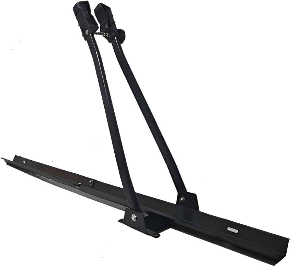TRUE UP Suporte Transbike de Calha, Rack para Teto, Universal, Preto, para Transporte de Bicicleta