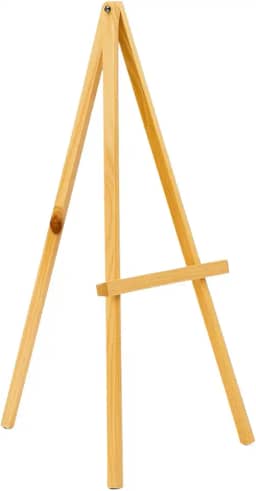 Cavalete De Pintura Em Madeira Pinus - 1 Metro