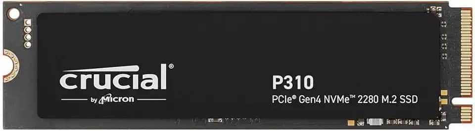 Crucial SSD P310 500GB 2280 PCIe Gen4 3D NAND NVMe M.2 – Até 6.600 MB/s – Mudança até a geração 4 – Unidade interna de estado sólido (PC) – CT500P310SSD801