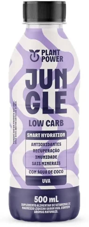 Kit 6X: Bebida Isotônica Low Carb Uva Jungle 500ml