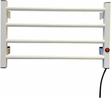 Toalheiro Elétrico 4 Barras com Seletor de Voltagem 110/220V (Branco)