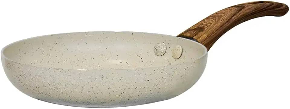 Frigideira para Ovo Antiaderente Cerâmica Sahara Vanilla 14cm - Casambiente