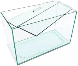 Aquário Retangular de Vidro, 45x21x28 cm, 26 Litros