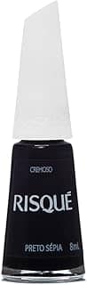 Risqué Esmalte Preto Sépia 8 Ml