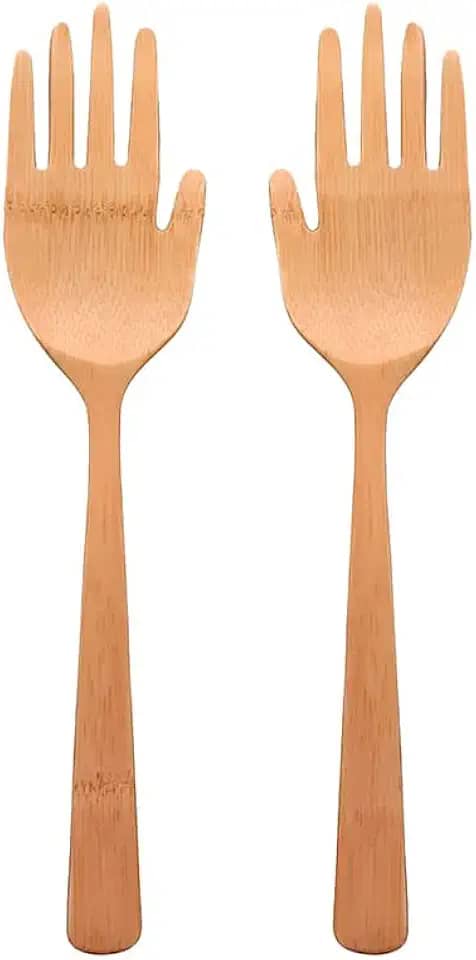 Oikos - Pegador de Salada de Bambu Mãozinhas