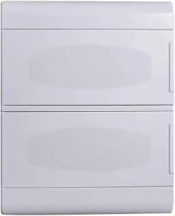 Quadro Embutir Ouro Box 24 Módulos Din Porta Opaca Steck Branco 24 Módulos