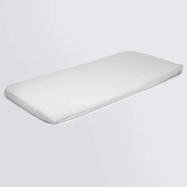 Colchonete Para Carrinho Bebê Modelo Moises Tradicional Universal Espuma Soft (Branco)