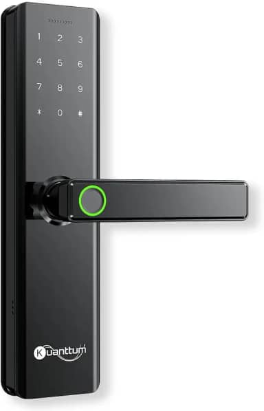 Fechadura Eletronica Digital Biométrica Smart Inteligente Kuanttum Kappa