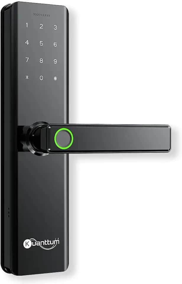 Fechadura Eletronica Digital Biométrica Smart Inteligente Kuanttum Kappa