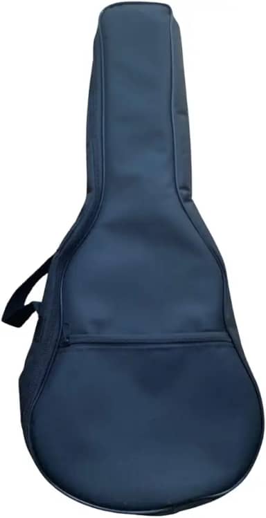 Genérico Capa Bag para cavaquinho e ukulele concert acolchoada preta com alça e bolso